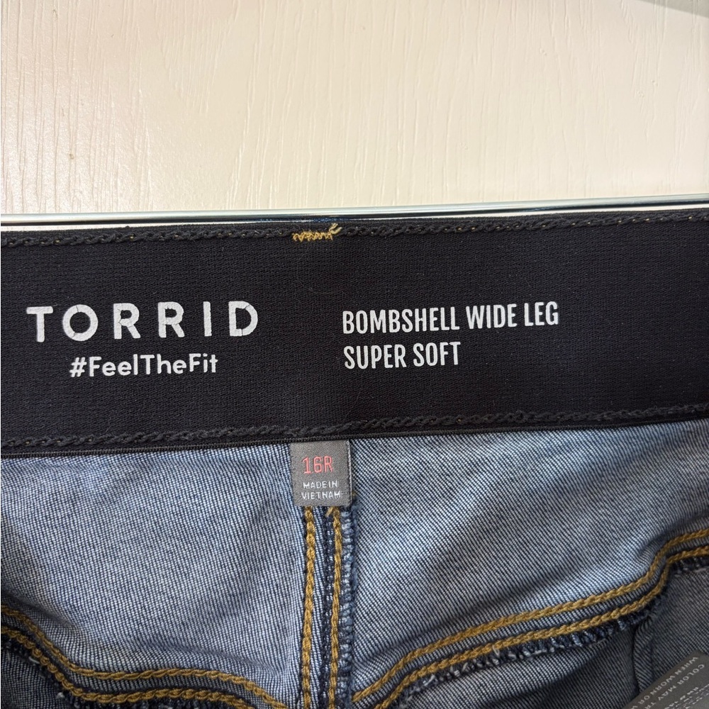 Torrid Dark Blue Flare Jeans - Picture 3 of 3